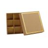 Buy cheap Recyclable Gold Foil Food Paper Gift Box Customizable Candy Chocolate Box from wholesalers