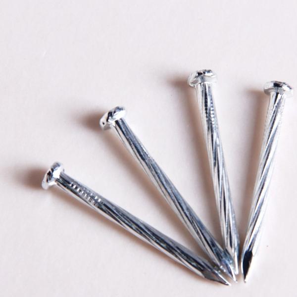 Buy cheap Concrete Twisted Spiral Shank Nails With High Hardness 53-57 HRC from wholesalers