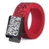 Buy cheap Totem Cotton Webbing Belts Burst Crack Unisex Canvas Belt Graffiti from wholesalers