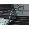 Buy cheap Customized Design Glass Stair Railing , Aesthetics Stainless Steel Glass Railing from wholesalers