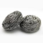 AISI 410 / 430 Stainless Steel Scouring Ball Round Shape For Kitchen Cleaning