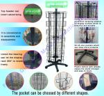 56 Pockets Metal Wire Racks For Sale Greeting Card Stand