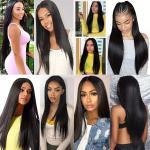 180% Density Natural Hair Color 13x4 Frontal Wig With 100% Human Hair Direct