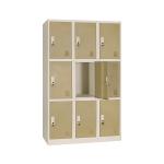 RAL Color Powder Coated 0.6mm Waterproof Metal Lockers