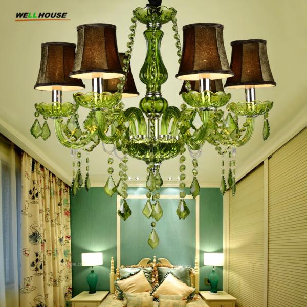 Buy cheap Green crystal chandelier Kitchen Dining room Lighting Fixtures (WH-CY-51) from wholesalers