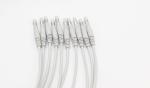 Banana Clip Patient EKG Cable 4 Limb Lead Practical TPU PVC Material