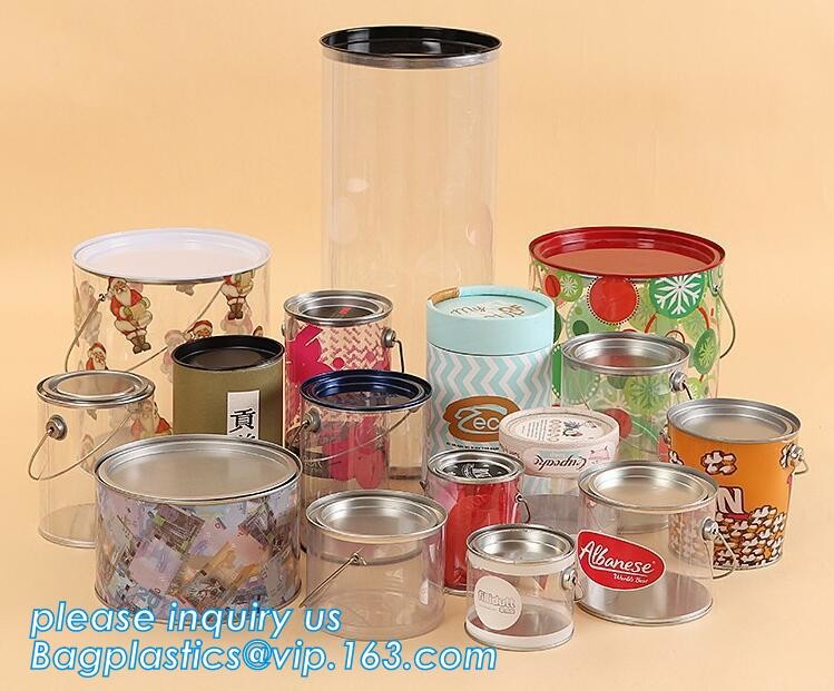 aluminum tin aluminum container jar with clear window top aluminum cans with screw lid for cosmetic/food bagplastics pac