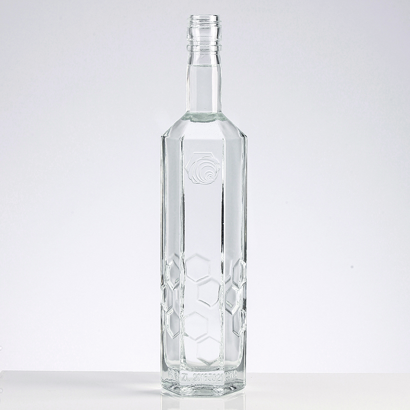 Customized Logo 200ml 375ml 500ml 700ml 750ml 1000ml Empty Glass Bottle for Liquor