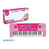 Buy cheap Pink Children's Electronic Piano Keyboard With Microphone Battery Operated from wholesalers