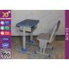 Buy cheap Adjustable School Desk And Chair With Colorful Plastic Seat 5 Years Warranty from wholesalers