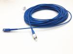 Indoor Rugged Armored Fiber Patch Cords Stainless Steel SC-FC Single Mode