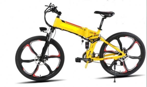 Buy cheap Western Style 48V 1000w Folding Electric Bikes For Adults from wholesalers