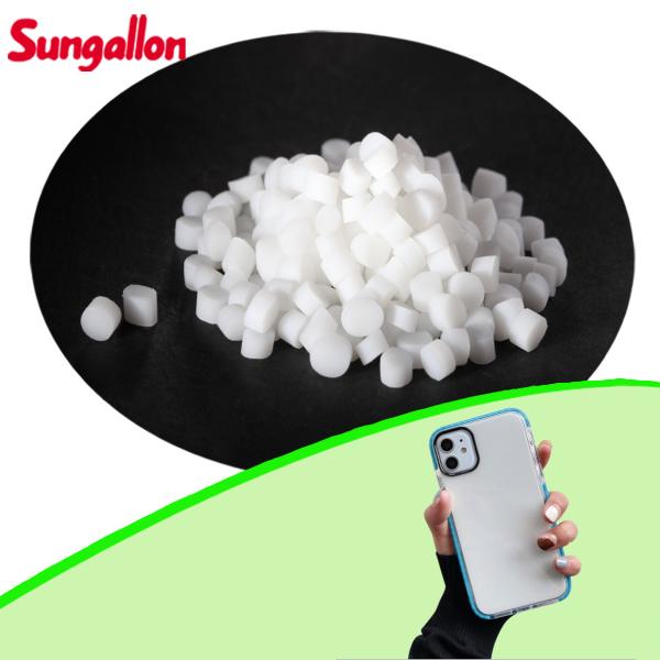 Buy cheap White Opaque 40A~90A Thermoplastic Vulcanizates Elastomer Materials TPR Plastic Material for Phone Case from wholesalers