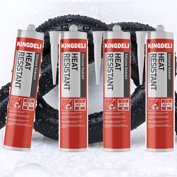 Buy cheap Multifunctional Grey High Temperature Silicone Glue Heat Proof For Building from wholesalers