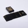 Buy cheap Black PVC Plastic Poker Cards Hot Gold And Silver Stamped from wholesalers
