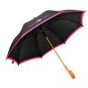 Buy cheap Ladies Wooden Handle Umbrella , Fold Away Umbrella With Curved Wooden Handle from wholesalers