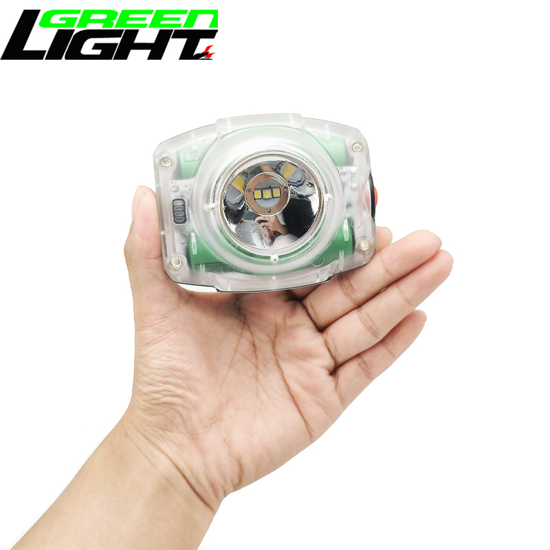 Wireless Mining Helmet Light Miner Cap Lamp USB Rechargeable 18650 Battery IP68