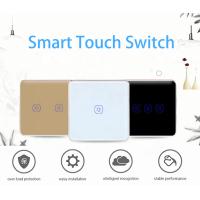 Buy cheap WiFi 240V 2 Gang Tuya Smart Switch With Google Alexa Voice Control product