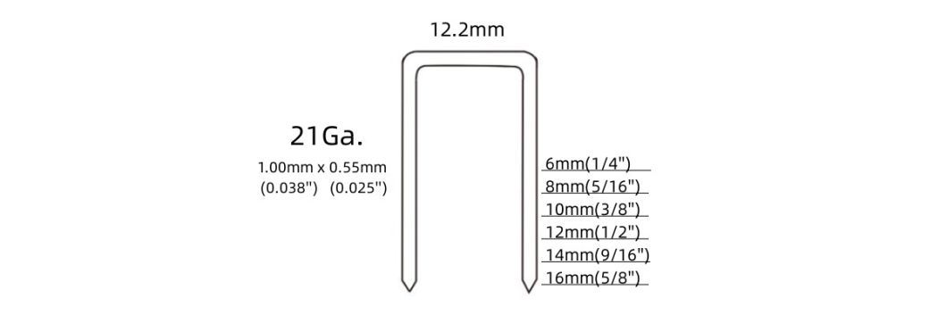 Hot Sale 84 Series Galvanized Industrial Wire Staples 20 Gauge with High Quality 8416
