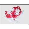 Buy cheap Yellow Black Red White Plastic Road Cone Warning Safety Isolation Chain Hotel Isolation Pier Sign Suspension from wholesalers
