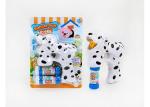 Eco Friendly Pink Children's Play Toys , Horse Crazy Dog Battery Operated Bubble