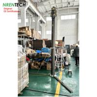 Buy cheap 20m lockable pneumatic telescopic mast 30kg payloads-3.7m closed height-for product