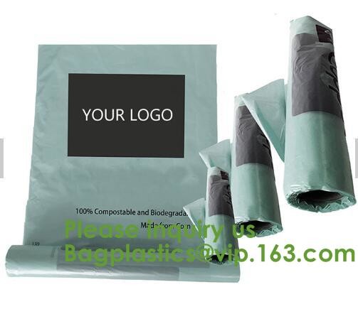 Manufacture 100% biodegradable Home compost or OK compost Durable Supermarket food waste garbage bags, bagease, package