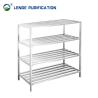 Buy cheap 1200 × 500 × 1800mm Stainless Steel Shoe Storage Rack Four Layer Storage Rack from wholesalers