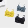 Buy cheap Cropped Strappy Bra 210gsm Yoga Activewear Sets High Waist Fitness Set from wholesalers