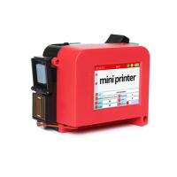 Buy cheap Inkjet Printer Red Small Handheld Mini Automatic Food Bag Bottle Body Bottle Cap product