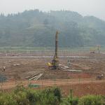 50kN Used 90° Piling Rig For Earth Drilling Diesel 30m/Min