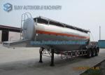 V shape 3 Axles 35m3 Dry Bulk Tank Trailer Cement Semi Trailer For Transportatio