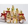 Buy cheap Nordic Ceramic Plated Empty Glass Jars Christmas Decoration Box Round Shape from wholesalers
