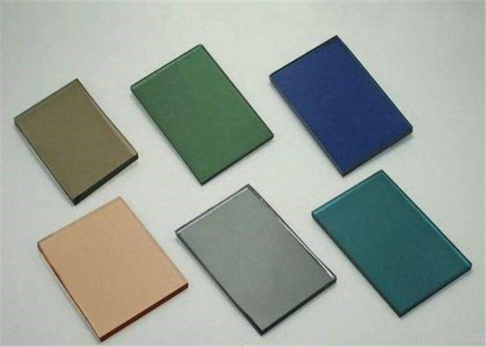 5 Mm Thickness Dark Green Tinted Glass / Floating Glass Panel For Construction