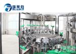 Wooden Package Soda Water Glass Bottle Filling Machine , Liquid Filling