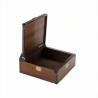 Buy cheap Handmade Timber Stash Box Tea Bag Organizer Black Wooden Tea Bag Box from wholesalers