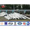 Buy cheap 16m 2500dan Galvanization Steel Tower Pole 90ft Africa Transmission Line Metal Post from wholesalers