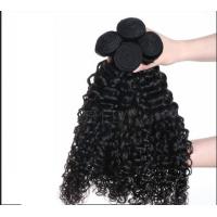 Buy cheap Custom Long Indian Curly Human Hair For Lady , Silky Straight Human Hair product