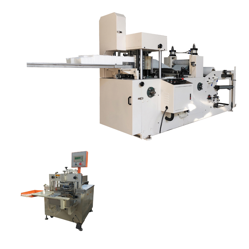 200m/Min Square Table Napkin Tissue Paper Making Machine 1/4 Fold
