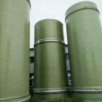 Buy cheap Antiseptic Durable 1CBM FRP Vertical Tank For Acid Storage Chemical Industry product