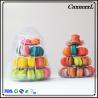 Buy cheap 4 tier macaron tower clear smaller display plastic packaging box blister pack display stand food tower for food from wholesalers
