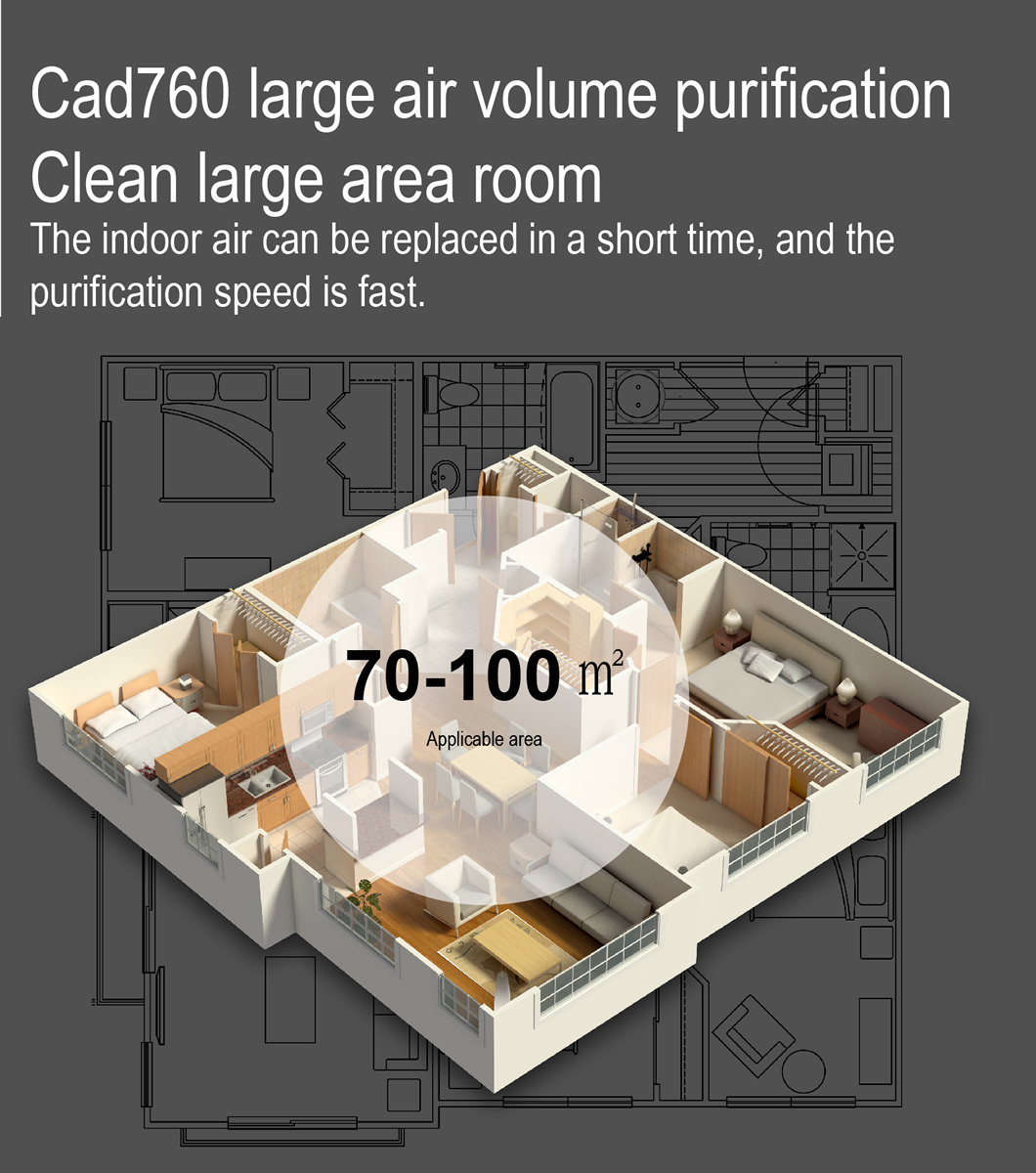 Homefish OEM Luftreiniger Purificador H13HEPA Filter Air Purifier Humidifier Commercial Negative Tower Air Purifier UV WIFI Home