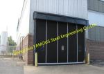 Overhead Roll Up Rubber Curtain Doors For Industry High Performance Rapid-roll
