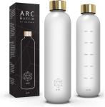 ARCANA Arc Water Bottle With Time Marker - Motivational Water Bottles With Times