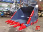 NM400 Material 36 Inch Wide Rock grapple Bucket For Komatsu 20 Ton Excavator