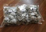 White Black Color 3 Slots PE Dome Caps Washer For Fixing Insulation Pin