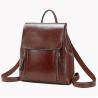 Buy cheap Lady'S Two Layer Cowhide Oil Wax Leather Backpack from wholesalers