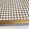 Buy cheap Crimped Metal Mesh Cabinet Insert For Doors Antique Brass from wholesalers