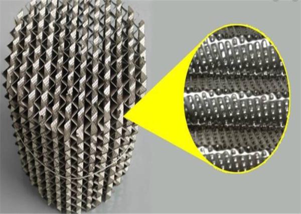 Buy cheap Petrochemical Distillation Column Packing Material , Orifice Corrugated Packaging 350Y from wholesalers