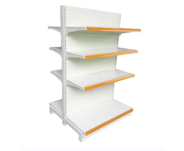 Store shelves supermarket shelves gondola double sided